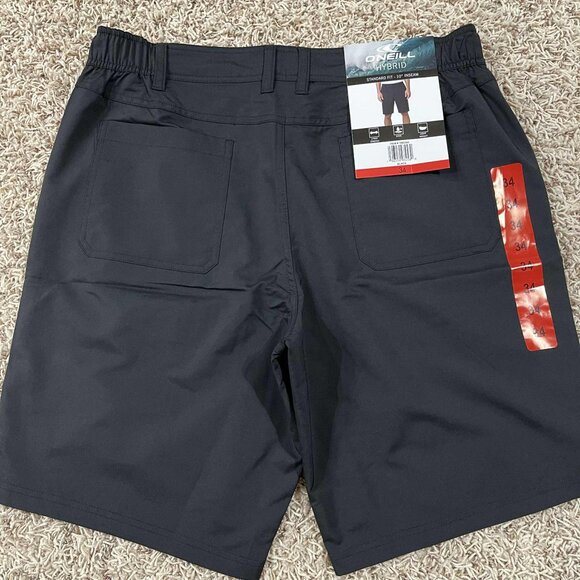 O'Neill Men's Lightweight Hybrid Shorts Black, Size 34 (New) - Picture 1 of 14